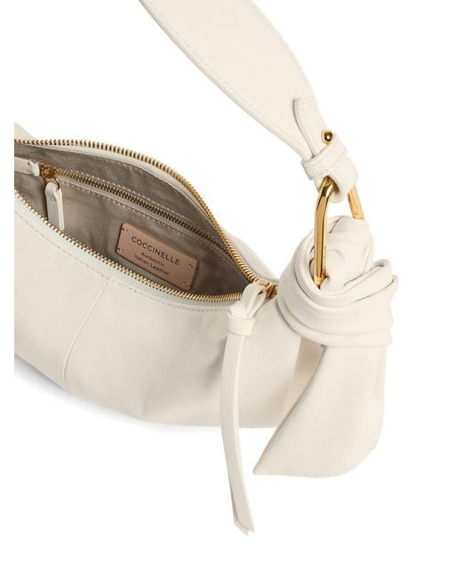 Coccinelle Natural Furoshiki Knot Detailed Small Shoulder Bag