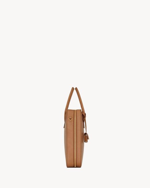 Saint Laurent Brown Sac De Jour Large Slim Bauletto Bag for men