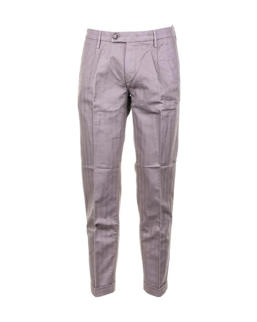 Re-hash Gray Belt-Loop Casual Pants for men