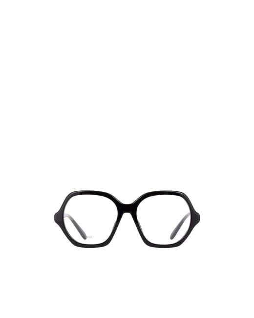 Loewe White Square Frame Glasses