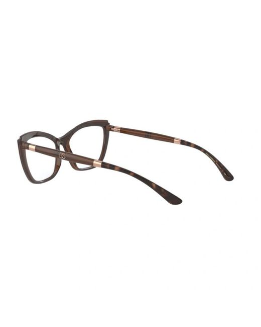 Dolce & Gabbana White Cat-Eye Profile Flat Mirror