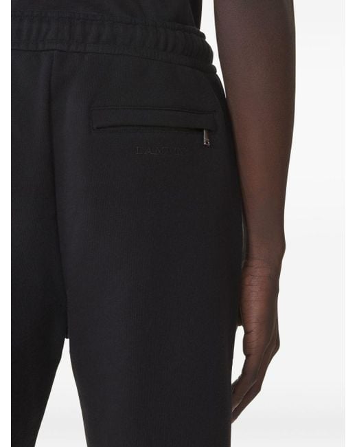 Lanvin Black Drawstring Trousers for men