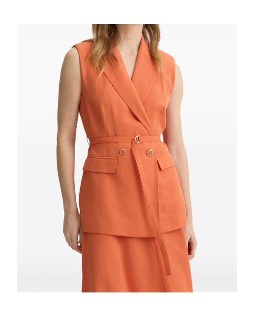 Liu Jo Orange Waistcoats