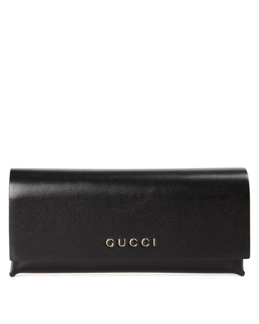 Gucci White Square Sunglasses
