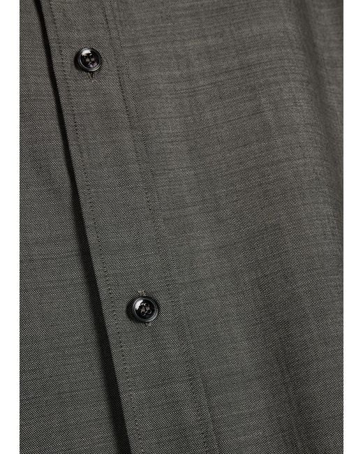 Studio Nicholson Gray Rouen Wool Shirt