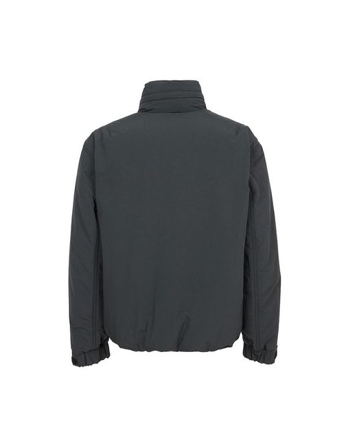 Moncler Black Long-Sleeved Down Jacket for men