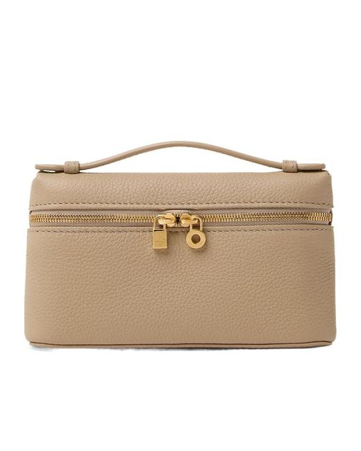 Loro Piana Natural Extra Pocket Mini Pouch