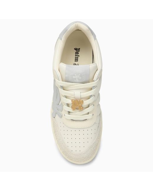 Palm Angels White Palm Beach University Low-Top Sneakers