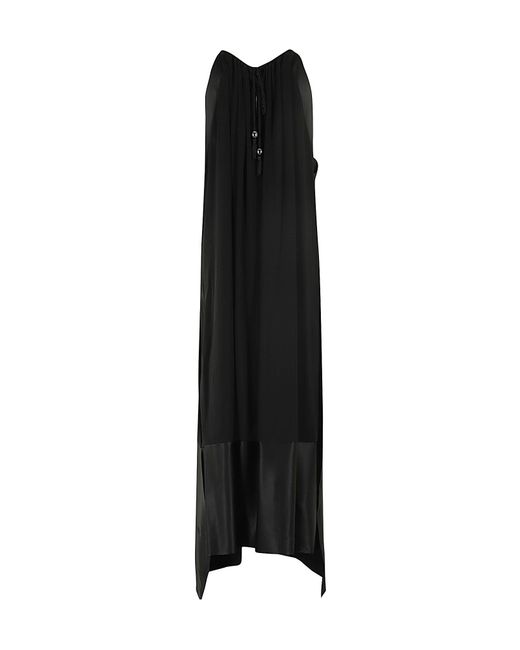 Max Mara Black Halter-Neck Sleeveless Dress