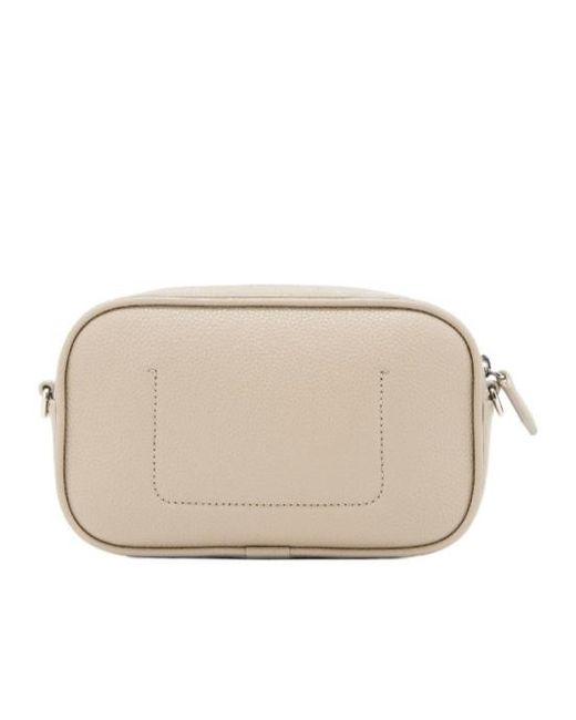 Emporio Armani Natural Logo-Strap Crossbody Bag