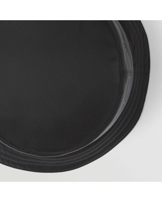 Burberry Black Horseferry Printed Bucket Hat for men