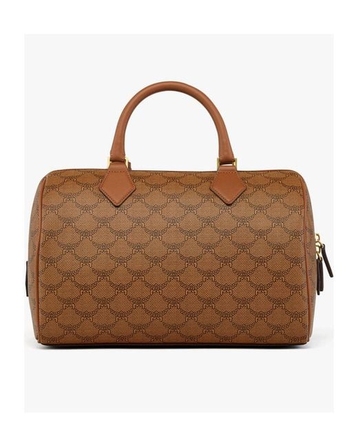 MCM Brown Ella Medium Boston Bag for men