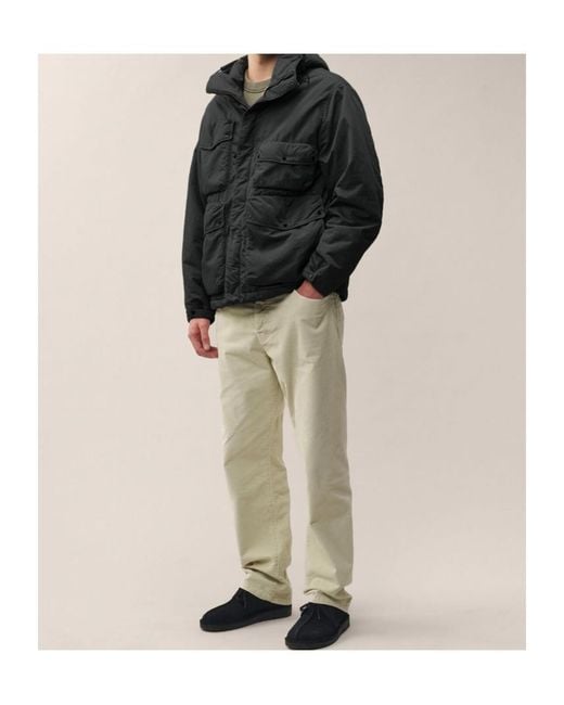 C P Company Black Goggles Multi-Pocket Jacket for men