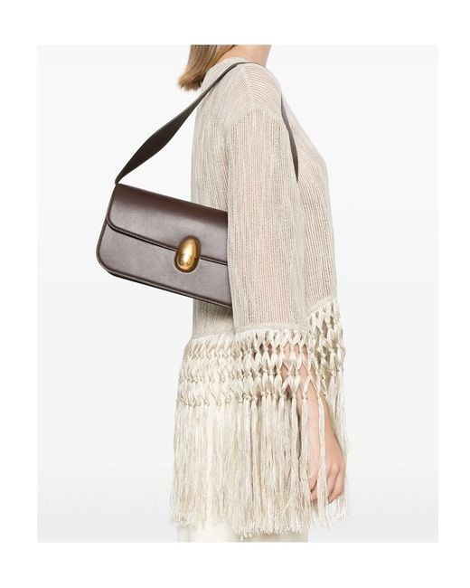 Neous Metallic Logo Handbag