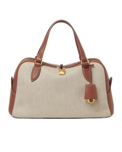 Loro Piana Natural Needle Small Handbag