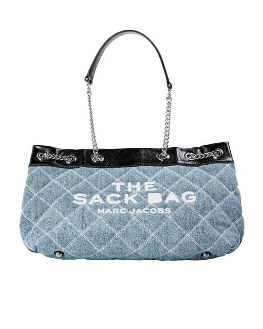 Marc Jacobs Blue Denim Chain-Link Handbag