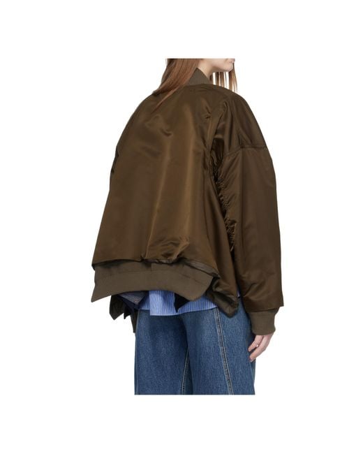 Sacai Brown Pilot Casual Jacket