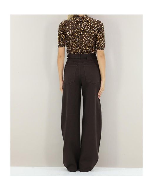 Twinset Black Printed Knit Top