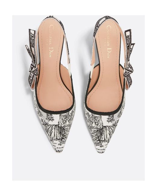 Dior Metallic J'A Slingback Pump