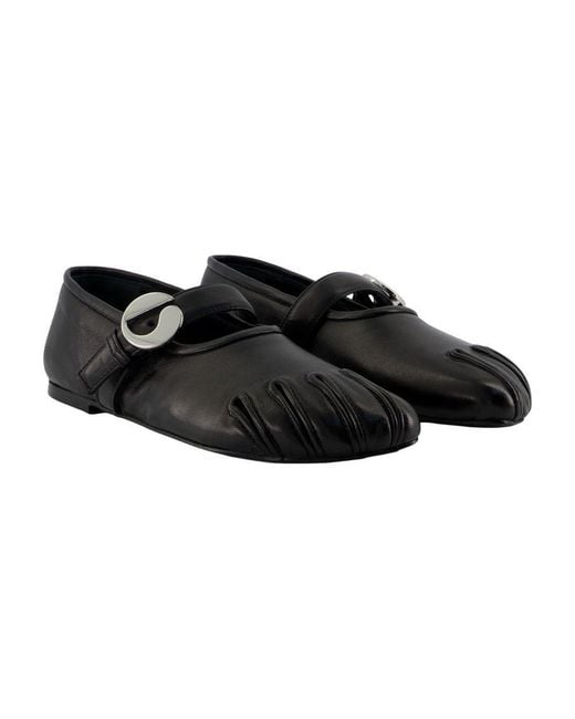 Coperni Black Elastic Flat Shoes