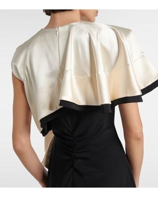 Altuzarra Black Topolino Silk Gown