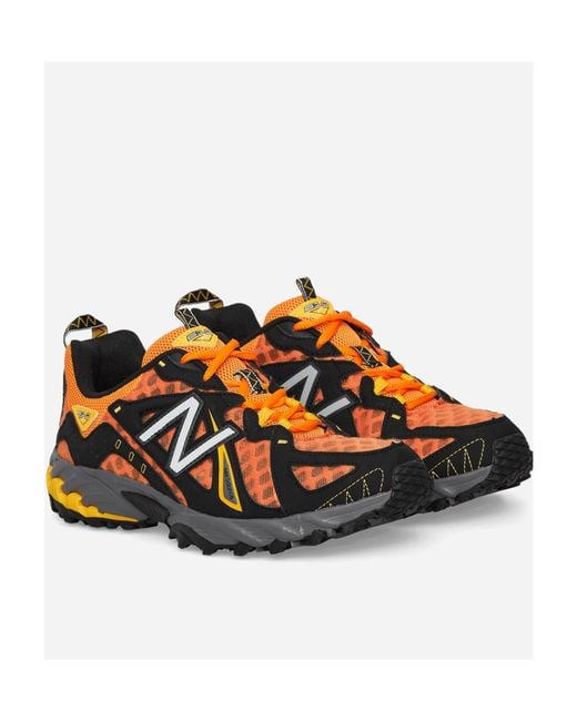 New Balance Brown 610V1 Lace-Up Sneakers for men