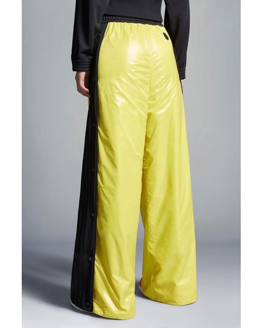 Moncler Yellow Acetate Trackpants