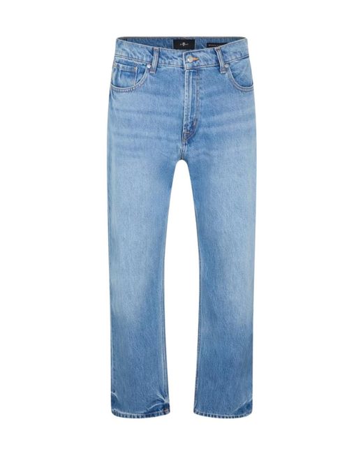 7 For All Mankind Blue Belt Loops Jeans for men