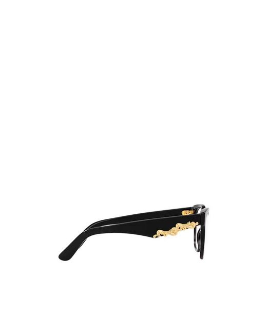 Dolce & Gabbana White Eyewear Round Frame Glasses