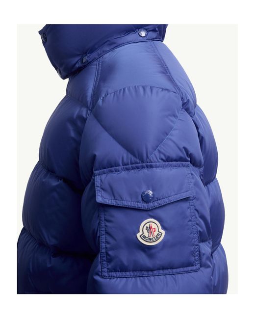 Moncler Blue Maya Zip-Up Hooded Jacket for men