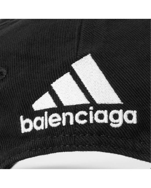 Balenciaga Black X Adidas Baseball Cap for men