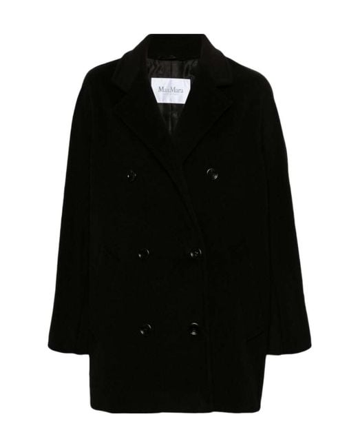 Max Mara Black Long Sleeve Coat