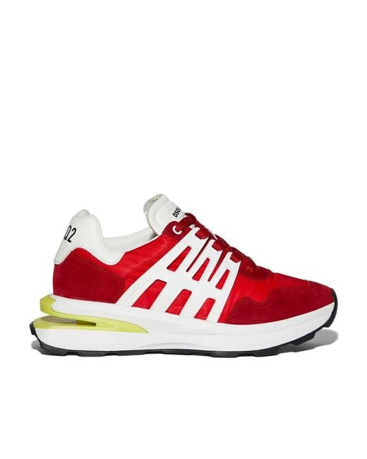 DSquared² Red Low-Top Sneakers for men