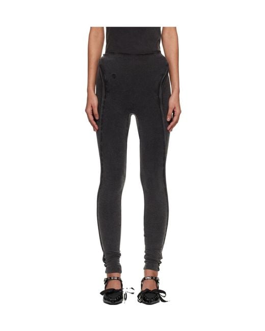 OTTOLINGER Black Casual Pants With Elastic Waistband