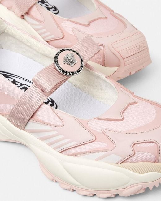 Versace Pink M_Vs_06 Mary Jane Sneakers