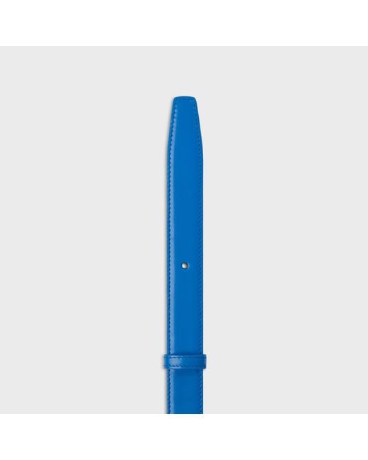 Céline Blue Reversible Strap 25Mm