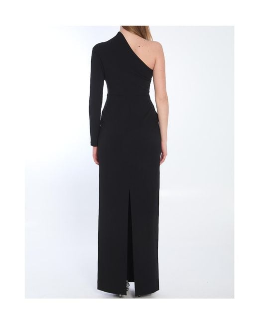 Solace London Black Joana Maxi Dress