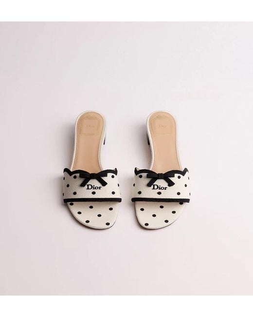 Dior White Mule De Tacon Dway