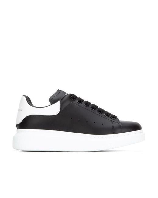 McQueen Black Oversized Low-Top Sneakers