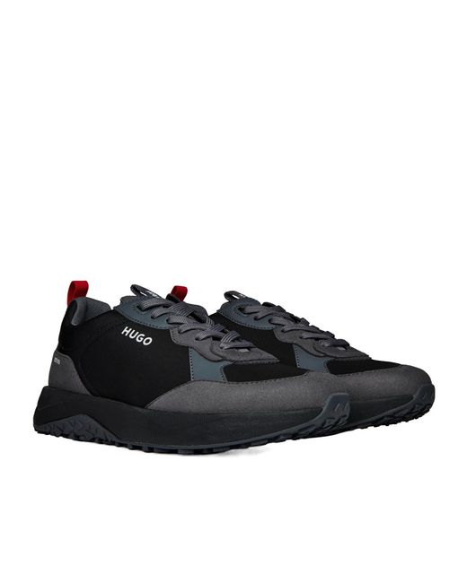 Boss Black Color Block Sneakers for men