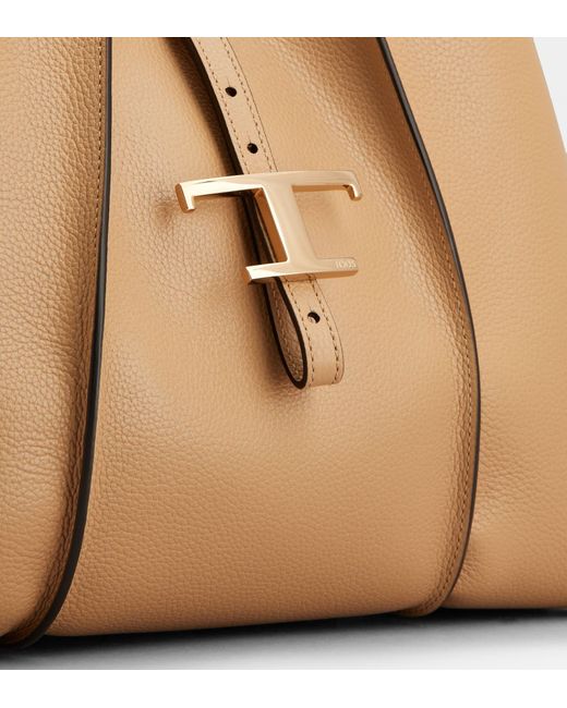 Tod's Natural T Timeless Small Shopping Bag