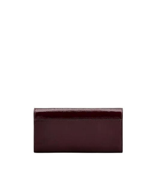 Roger Vivier Purple Belle Vivier Chain Wallet