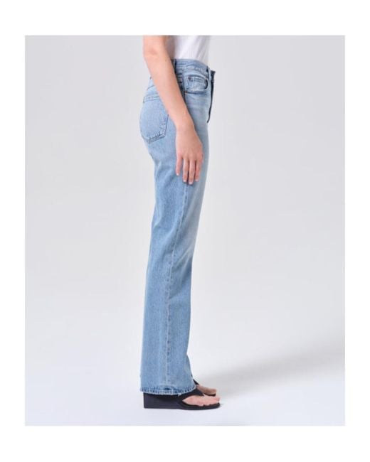 Agolde Blue Leena Flared Jeans