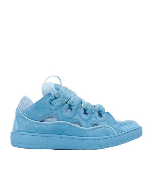 Lanvin Blue Curb Sneakers for men