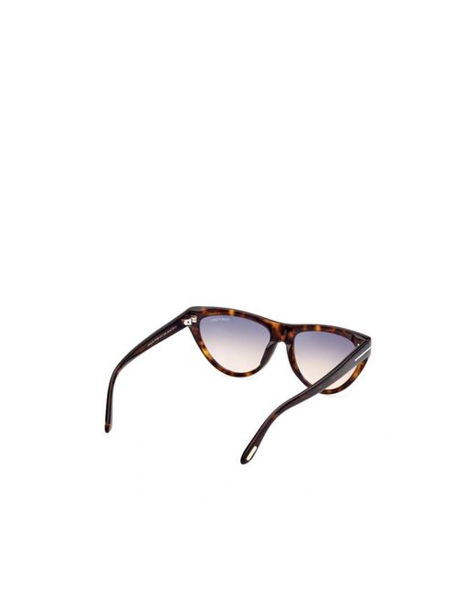 Tom Ford Metallic Eyewear Cat Eye Sunglasses