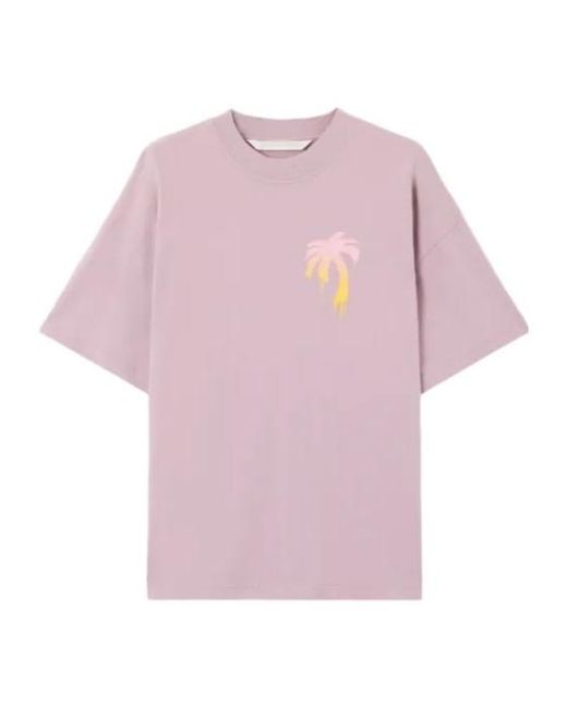Palm Angels Pink I Love Pa Loose T-Shirt