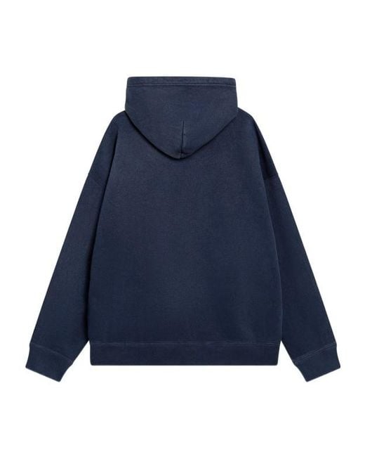 Polo Ralph Lauren Blue Logo-Print Drawstring Hoodie for men
