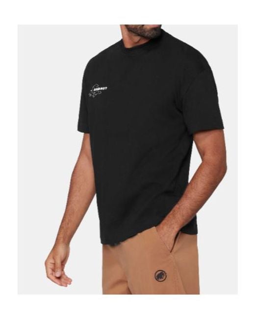 Mammut Black Base Relaxed T-Shirt Glacier for men