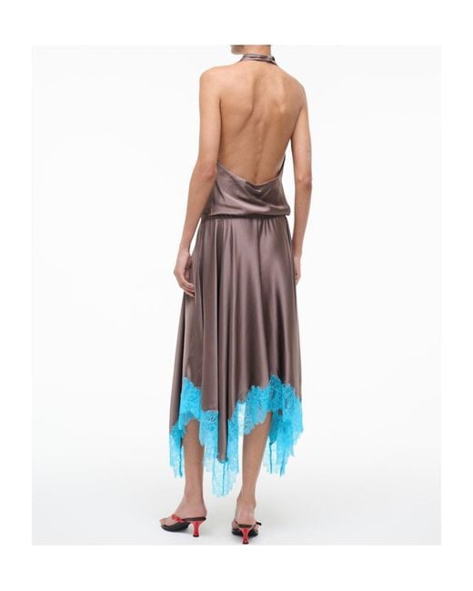 Staud Multicolor Elira Silk Dress