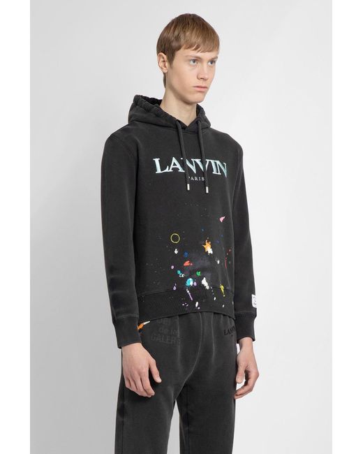 Lanvin Black Logo Sweater for men
